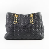 Christian Dior Soft Shopping Tote Black